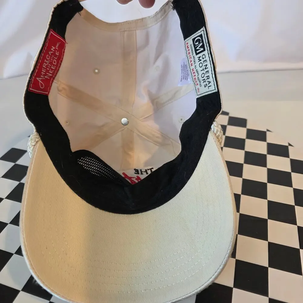 Chevrolet Heartbeat of America Satin Rope Snapback Hat Cream GM